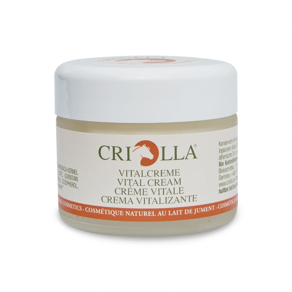 Criolla Bio-Vitalcreme / Bioland Gehrhofer Stutenvorzugsmilch / Naturpark Schwäbisch-Fränkischer Wald