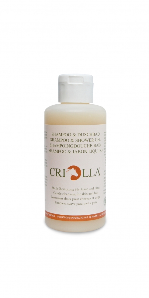 Criolla Bio-Shampoo & Duschbad / Bioland Gehrhofer Stutenvorzugsmilch / Naturpark Schwäbisch-Fränkischer Wald